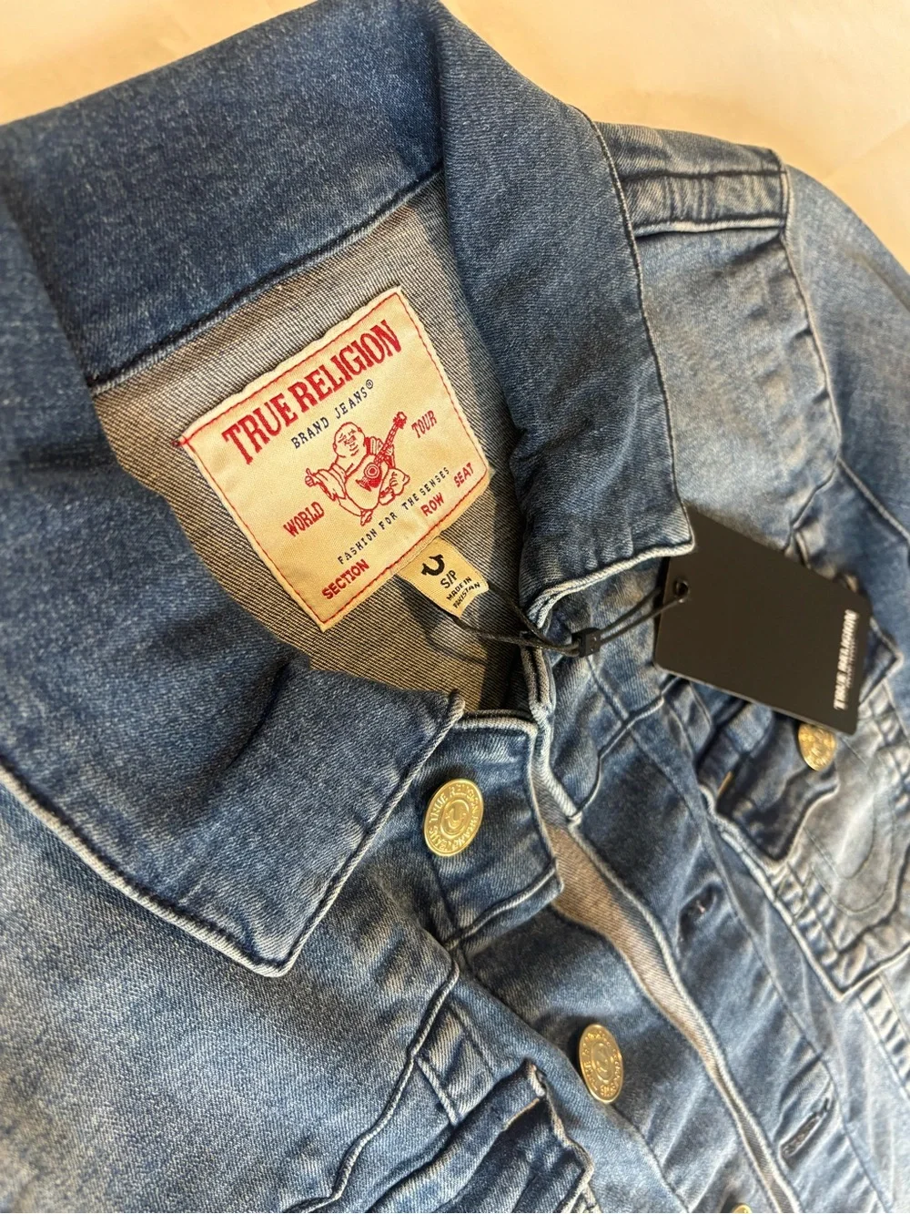 True Religion Women’s Medium Blue Denim Jacket